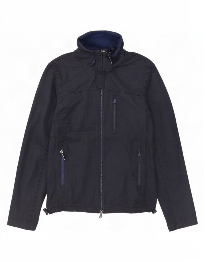 Мужская ветровка Superdry Windtrekker UK 42 XL Темно-синий полиэстер