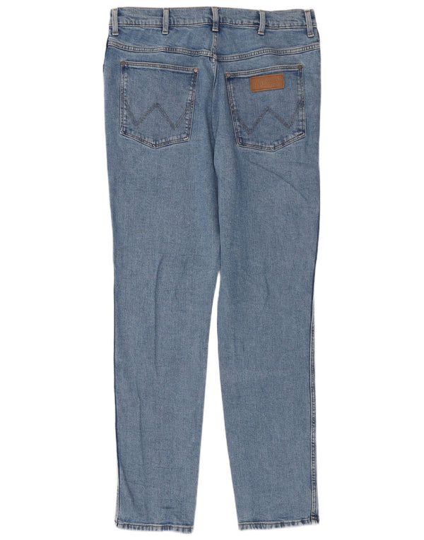 Мужские джинсы Wrangler River Slim W36 L34, синий хлопок