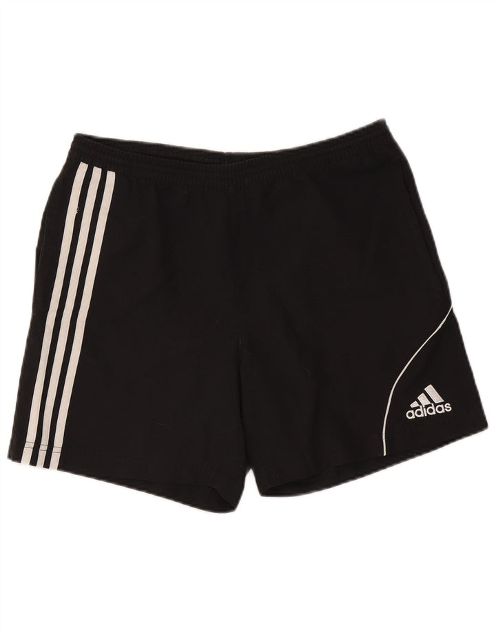Спортивные шорты Adidas для мальчиков 13-14 лет, черный полиэстер