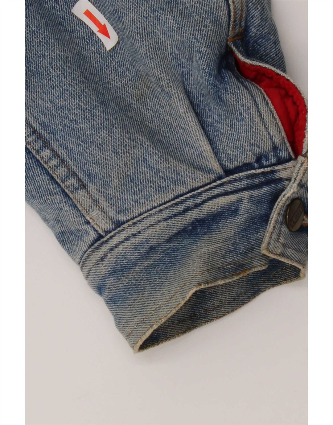 Закрытая мужская джинсовая куртка IT 50 Large Blue Cotton