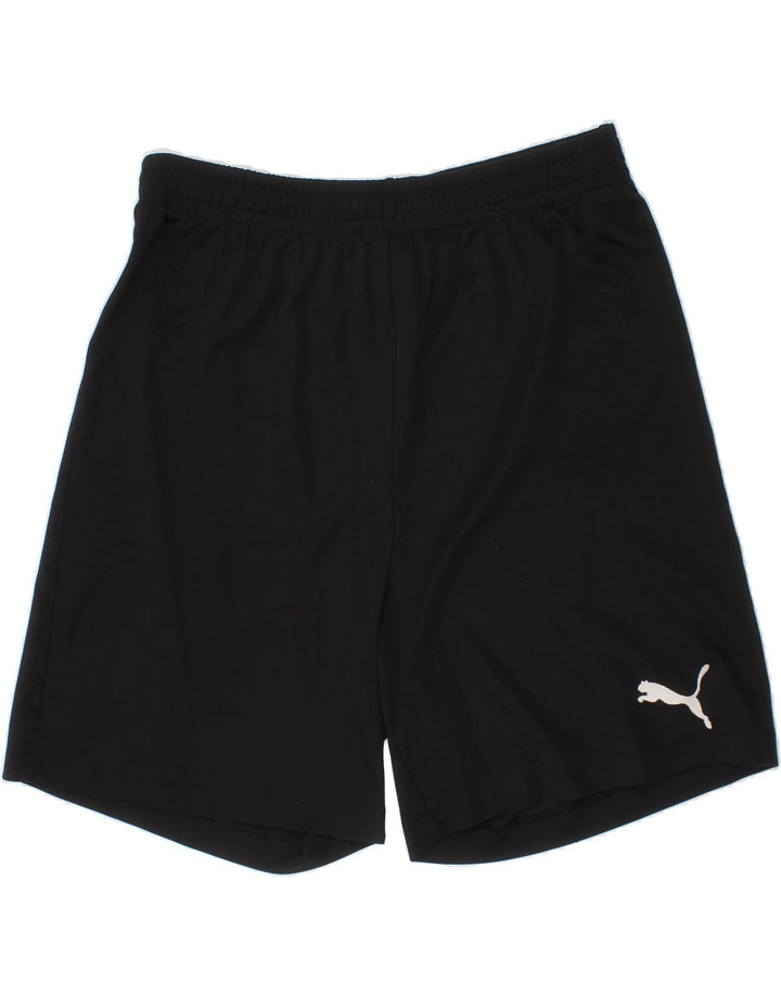PUMA Boys Sport Shorts 15-16 Years  Black Vintage Puma and Second-Hand Puma from Messina Hembry 