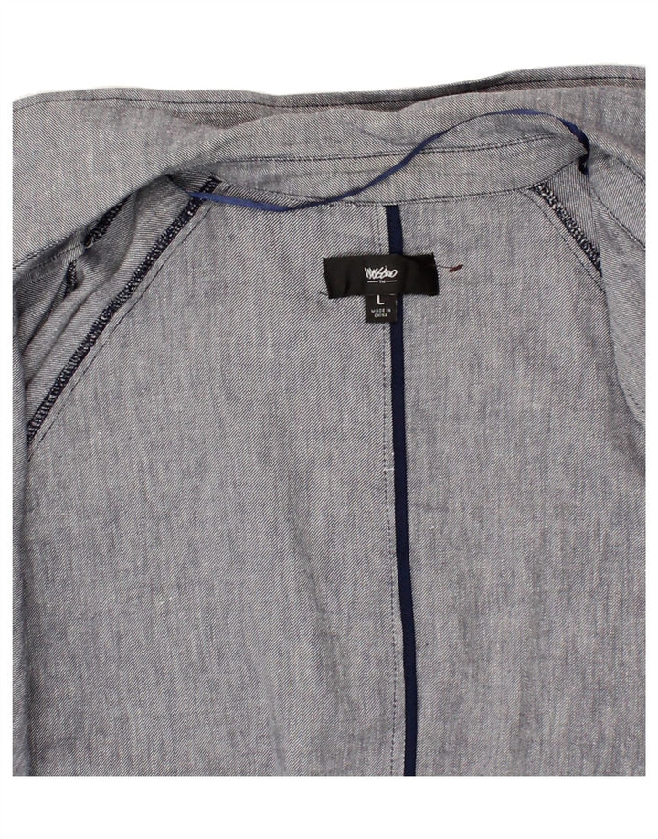 MOSSIMO Mens Overcoat UK 40 Large Grey Cotton Vintage Mossimo and Second-Hand Mossimo from Messina Hembry 