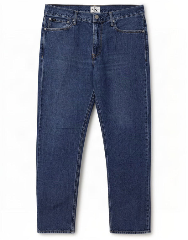 Мужские прямые джинсы Calvin Klein W34 L32, синий хлопок
