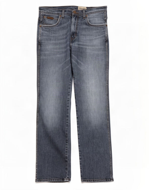 Мужские прямые джинсы Wrangler Arizona W32 L34, синий хлопок