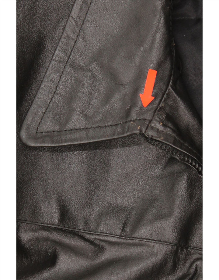 Куртка мужская кожаная Piccini IT 58 2XL черная кожа