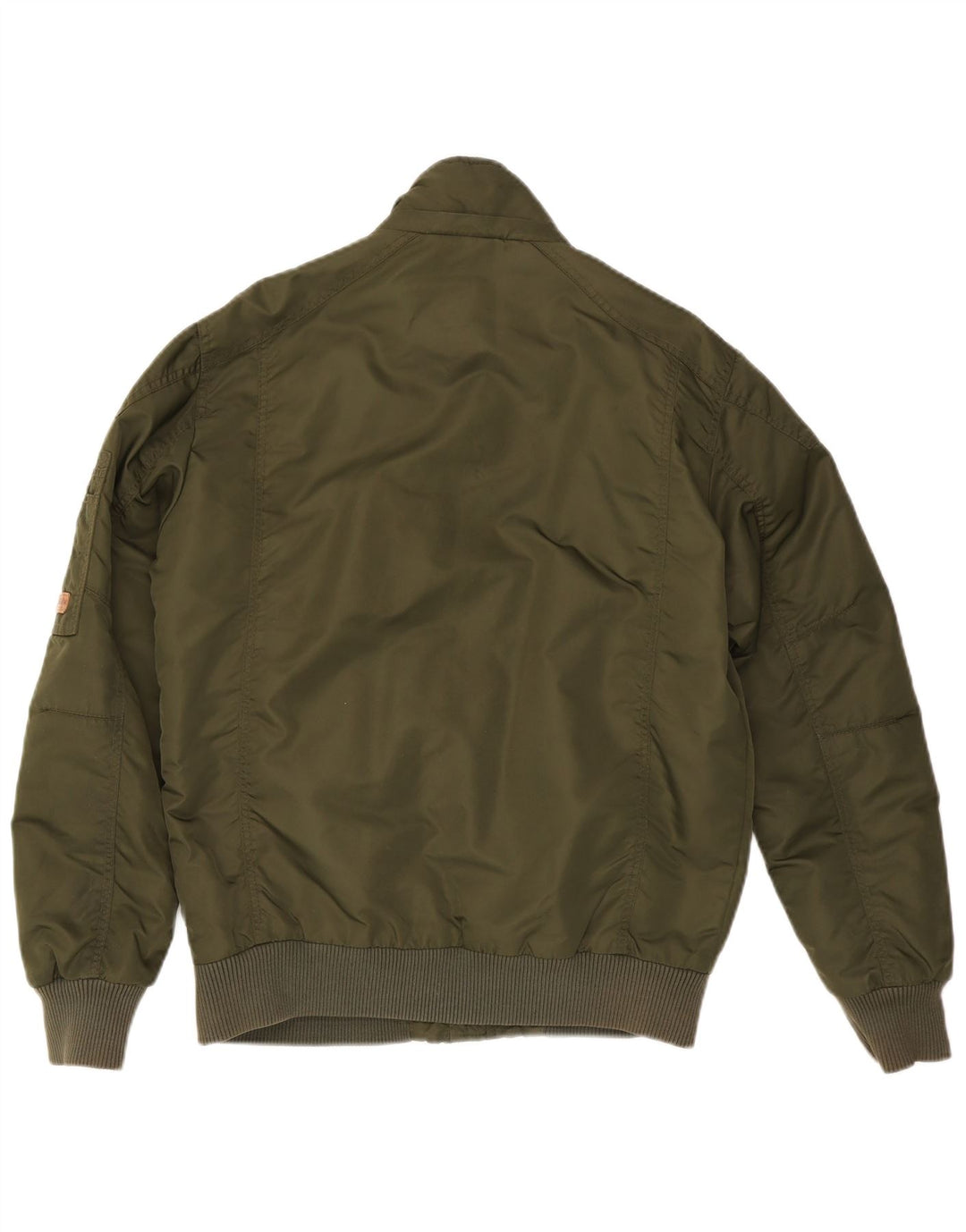 Мужская куртка-бомбер Jack & Jones UK 38, средний хаки, нейлон