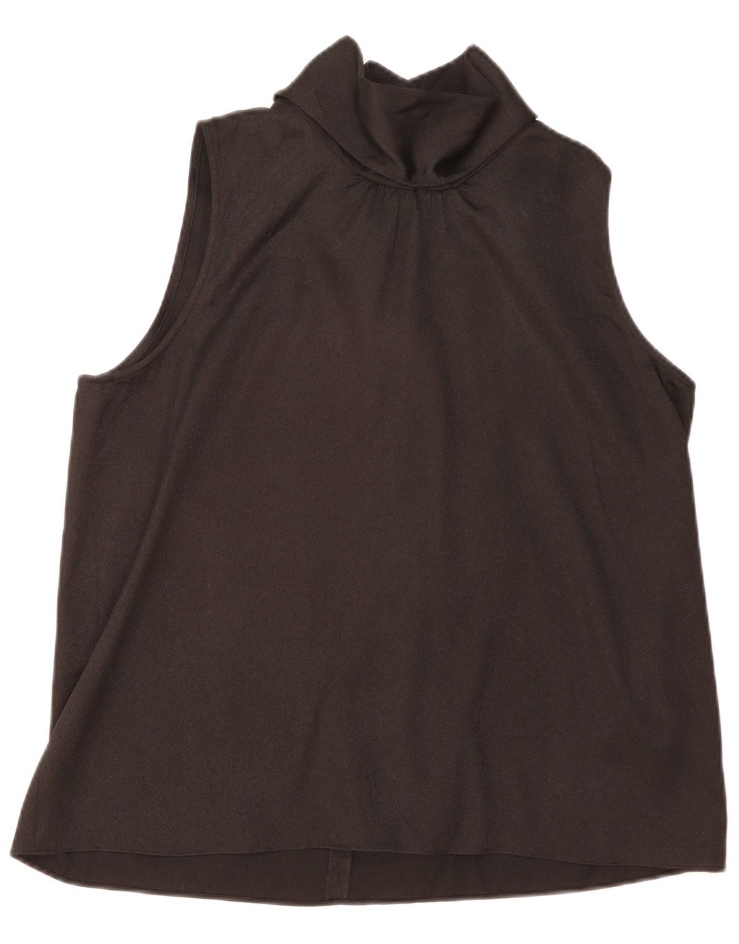 Женская блузка без рукавов DKNY, топ UK 18 XL, черный полиэстер