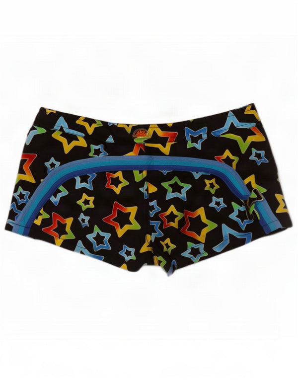 Sundek Женские шорты для плавания с абстрактным рисунком UK 4 XS Black Beach