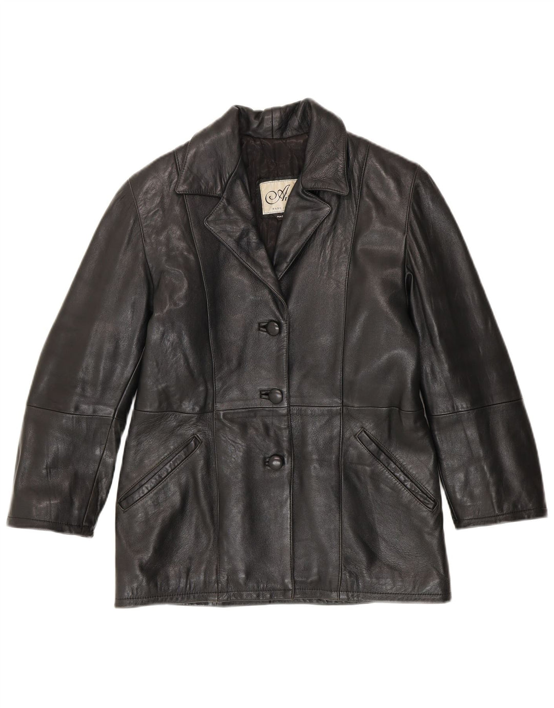 Женская кожаная куртка Arianna IT 42 Medium Black Leather