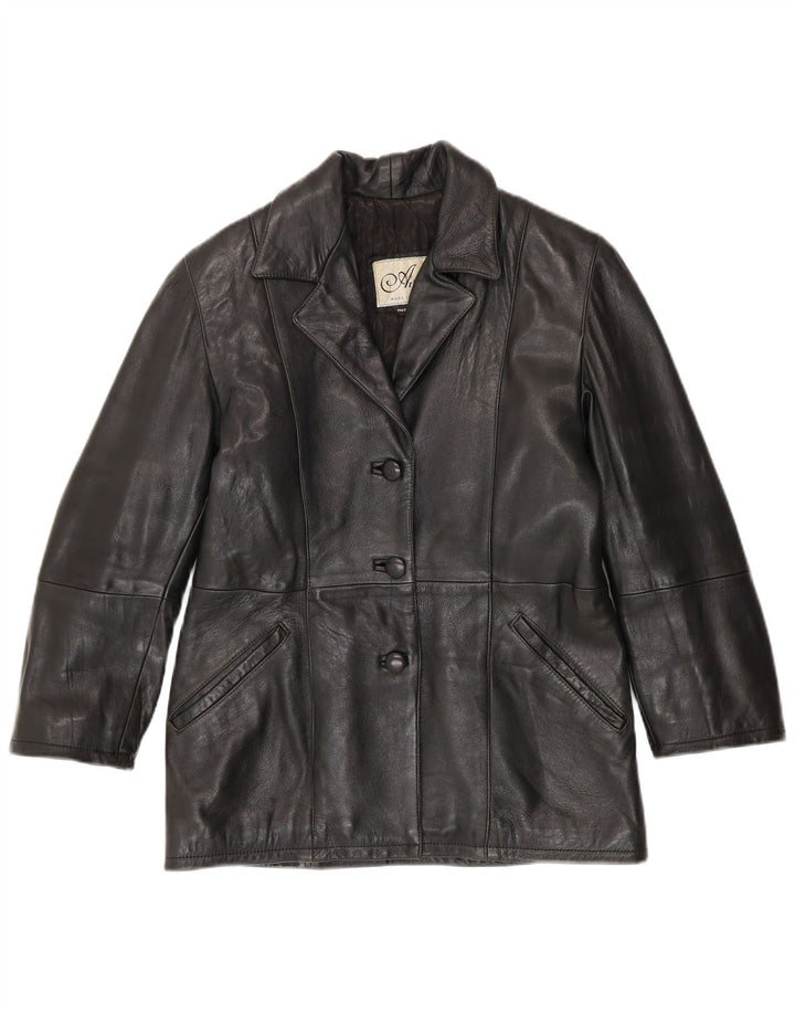 Женская кожаная куртка Arianna IT 42 Medium Black Leather
