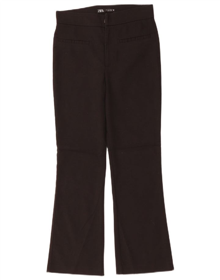 Женские повседневные брюки Zara Bootcut, маленькие W26 L26, черные