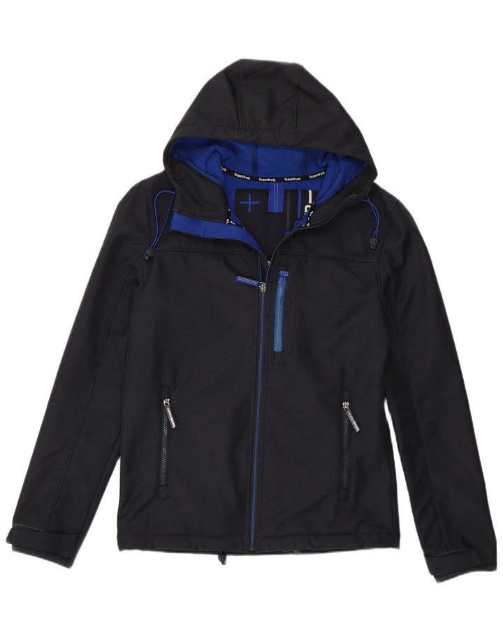 Мужская ветровка с рисунком Superdry Windtrekker UK 38, средний серый цвет