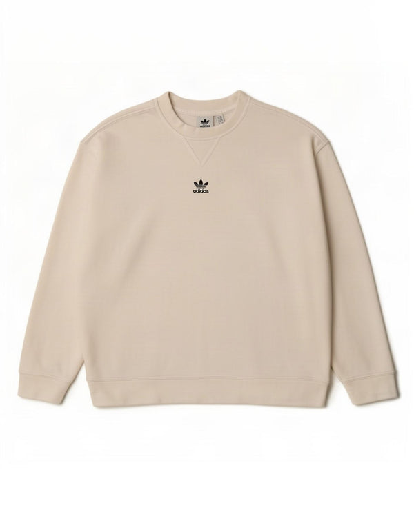 Женский свитер оверсайз Adidas UK 6 XS Белый хлопок