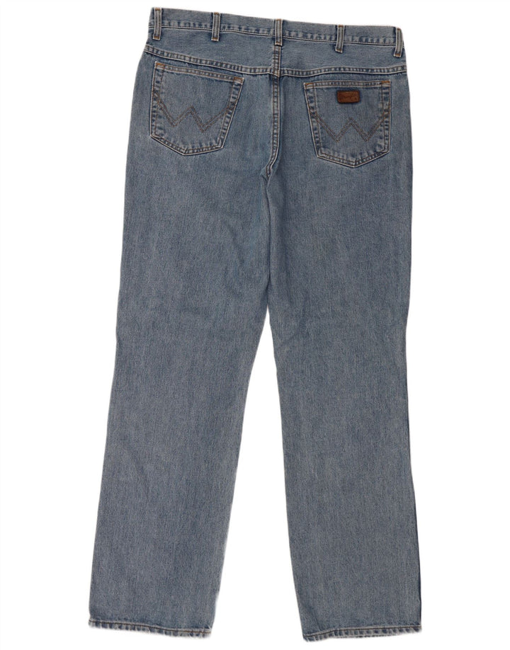 Мужские прямые джинсы WRANGLER Ohio W38 L34, синий хлопок