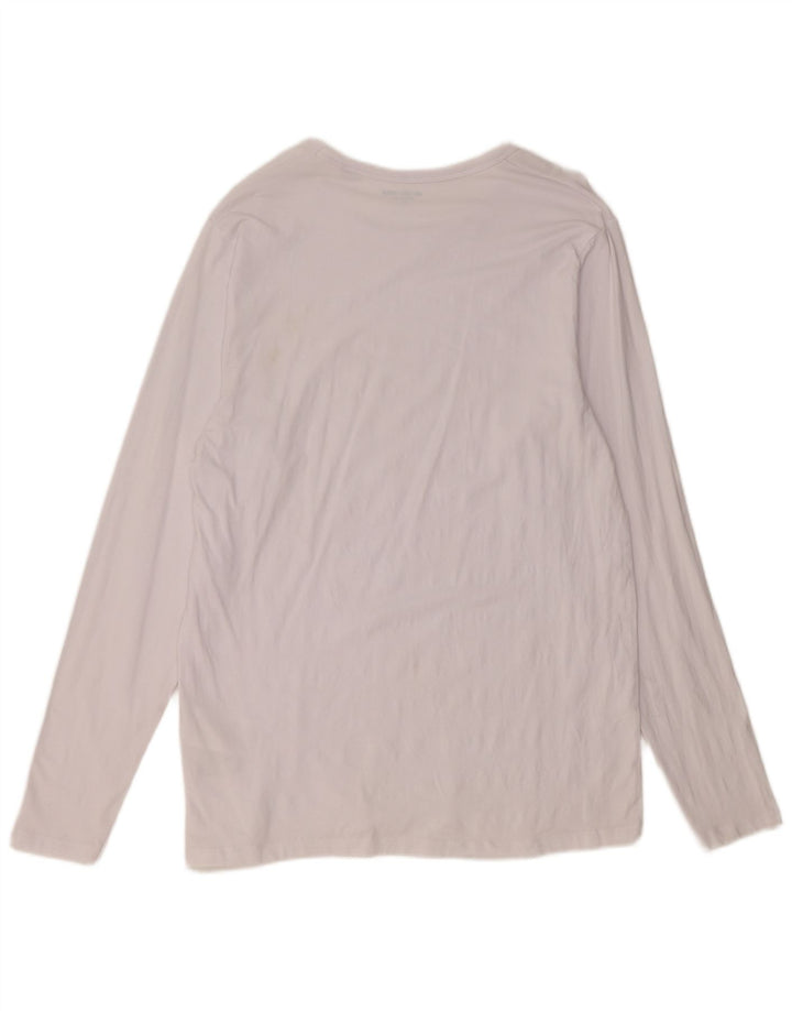 Мужской топ Jack & Jones с длинным рукавом XL, белый хлопок