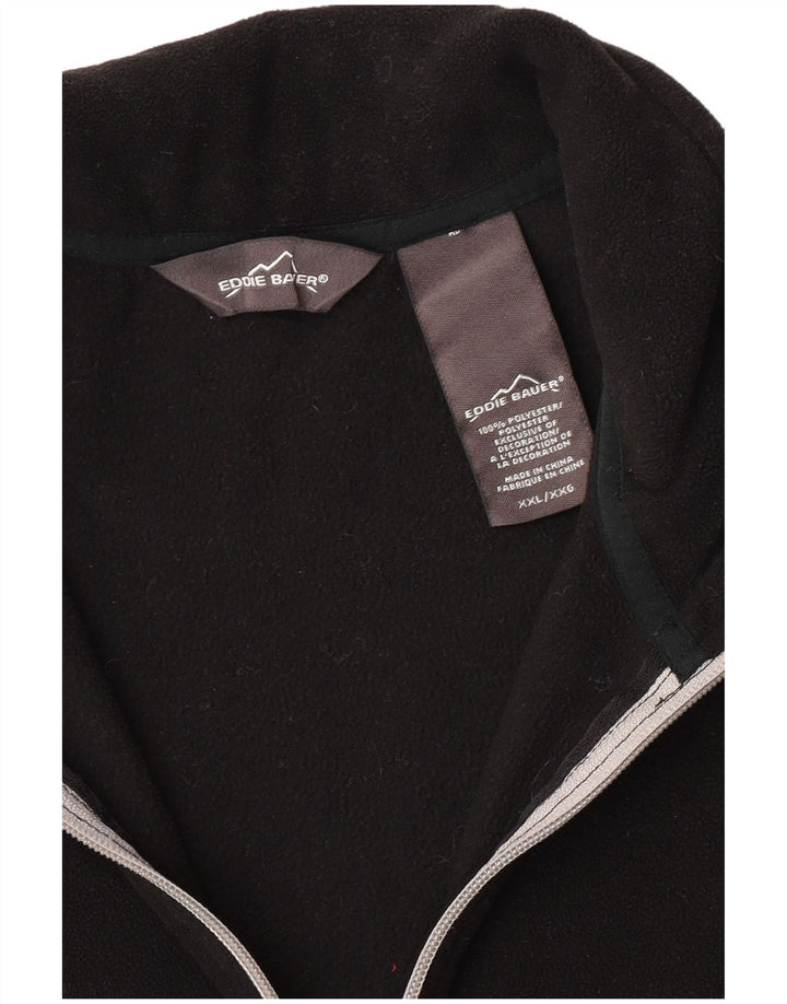 Мужской флисовый джемпер Eddie Bauer 2XL, черный полиэстер