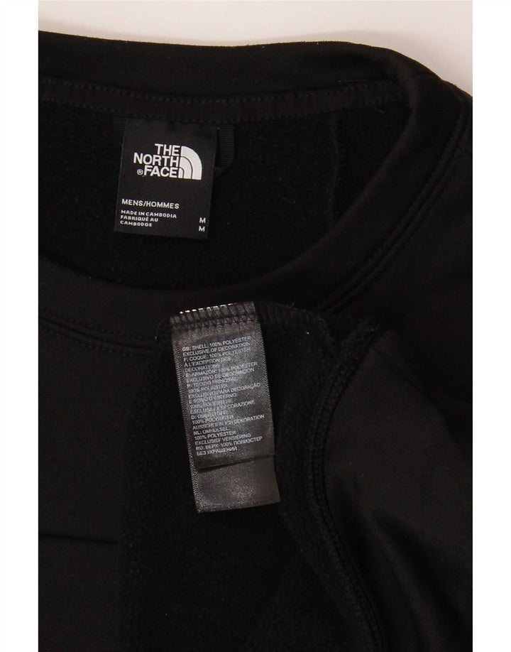 Мужской свитшот с рисунком The North Face, средний черный полиэстер