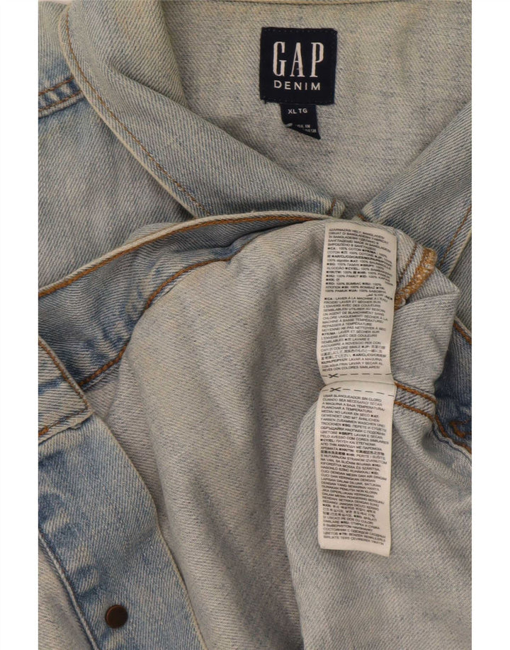 Мужская джинсовая куртка Gap UK 42 XL, синяя, хлопок