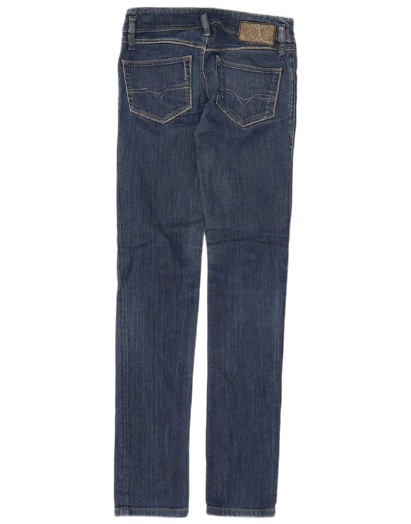 Женские узкие прямые джинсы Diesel Matic с низкой талией W26 L34, синий хлопок