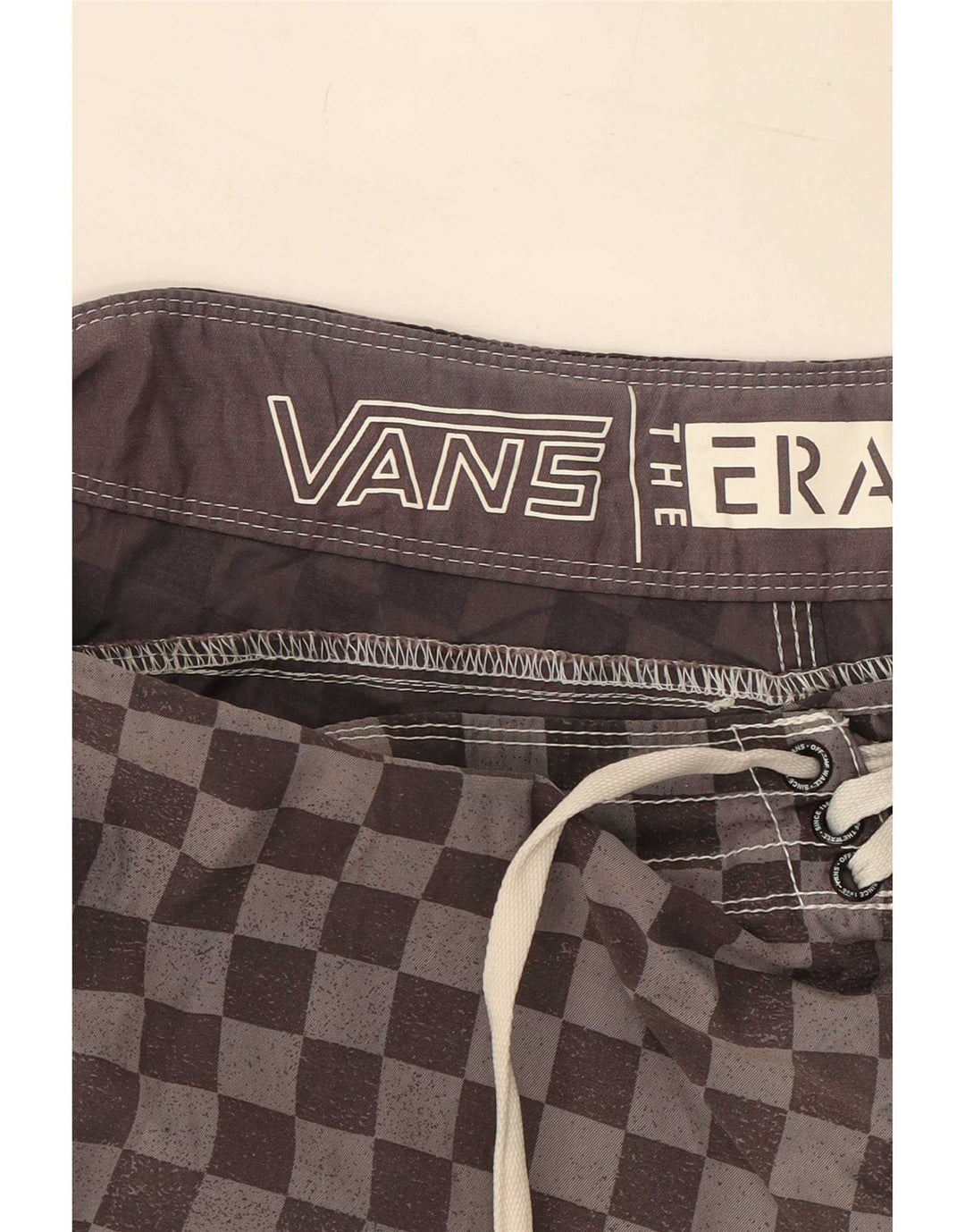 Мужские шорты для плавания Vans, большие серые с геометрическим рисунком