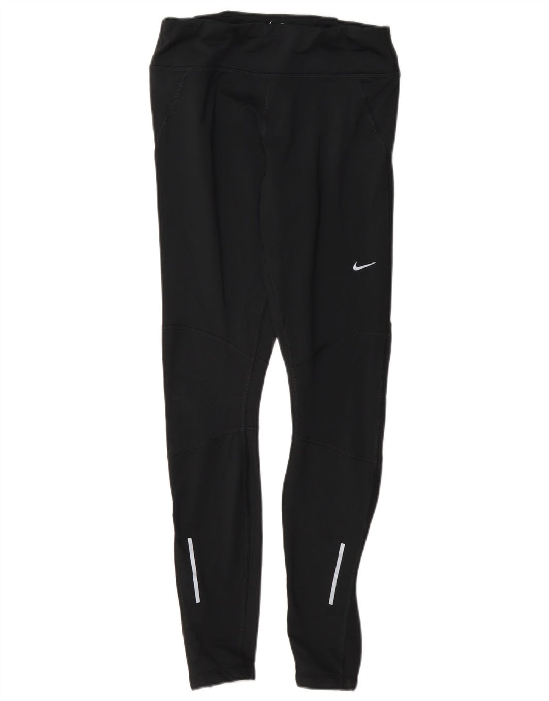 Женские леггинсы Nike Dri Fit UK 8, маленькие черные полиэстер