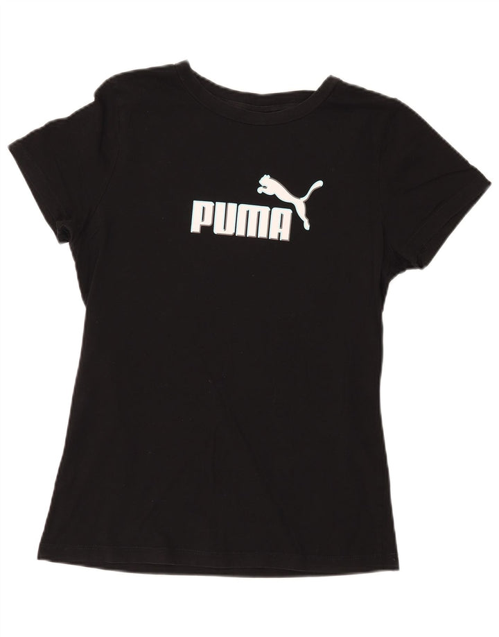 Женская футболка с рисунком PUMA Top UK 14, большая черная