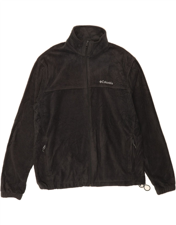 COLUMBIA Mens Fleece Jacket UK 42 XL Grey Polyester Vintage Columbia and Second-Hand Columbia from Messina Hembry 