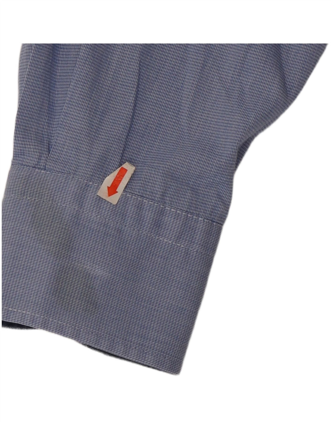 Мужская рубашка обычного кроя Harmont & Blaine XL синяя с узором «гусиные лапки»