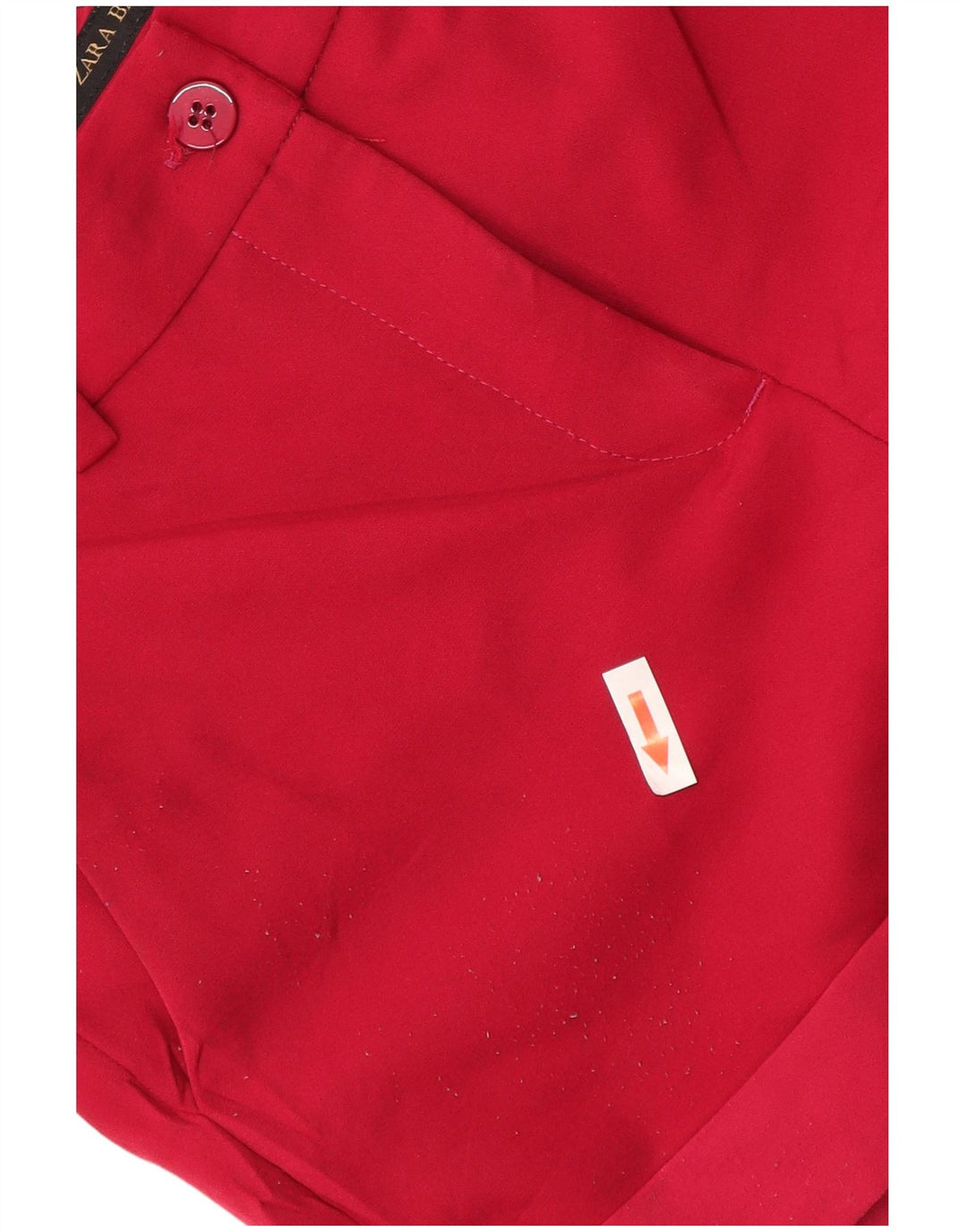Женские шорты чинос Zara, маленькие W26, красный полиэстер