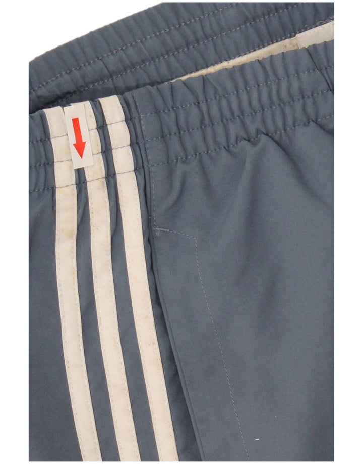 Мужские спортивные шорты Adidas XL синие из полиэстера