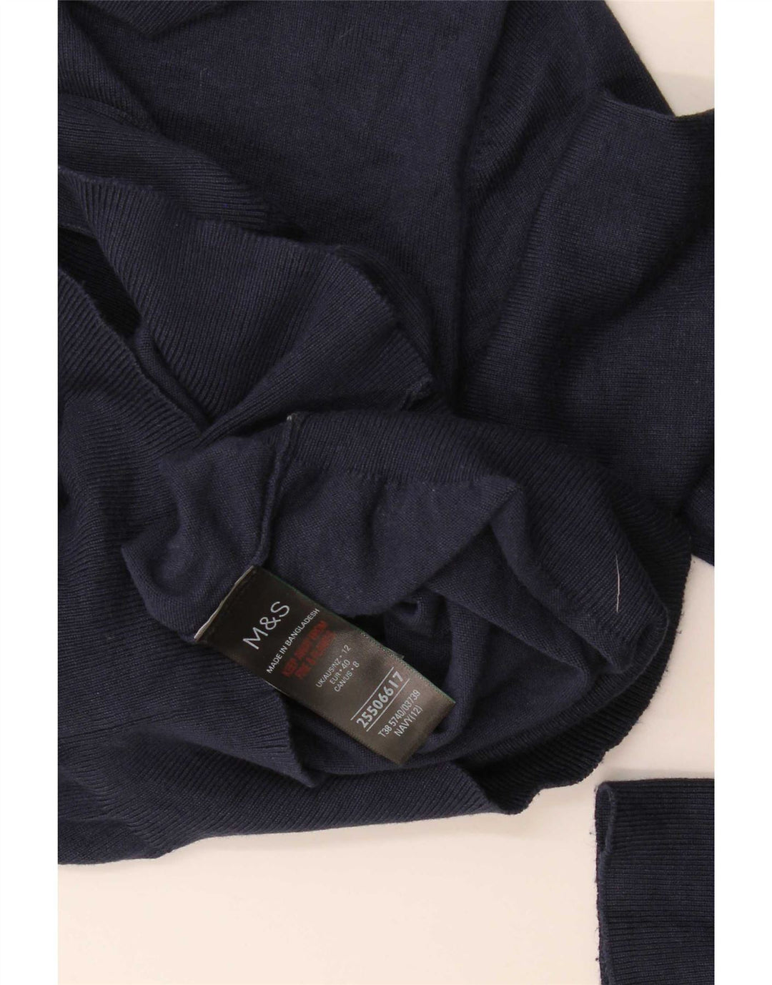 Женский кардиган Marks & Spencer UK 12, средний темно-синий, вискоза