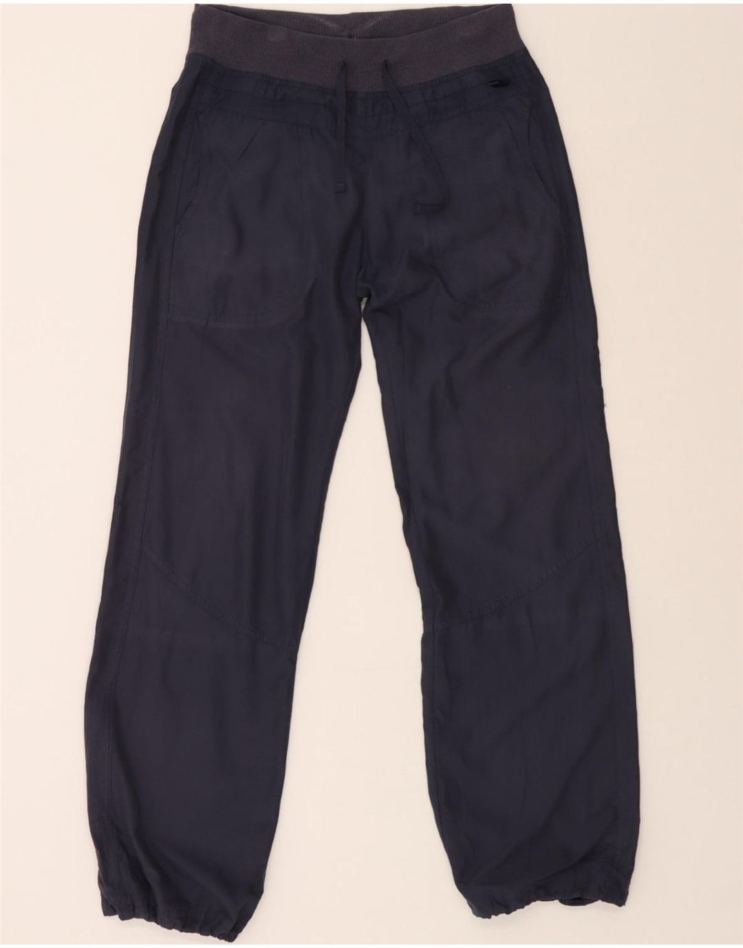 CHAMPION Womens Tracksuit Trousers UK 10 Small Navy Blue Polyester Vintage Champion and Second-Hand Champion from Messina Hembry 