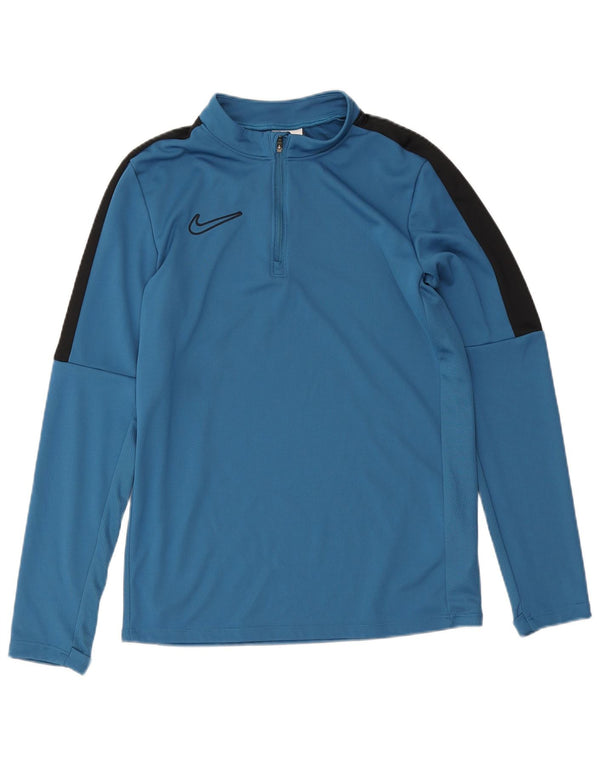Пуловер спортивный костюм Nike для мальчиков Dri Fit, 10–11 лет, средний синий