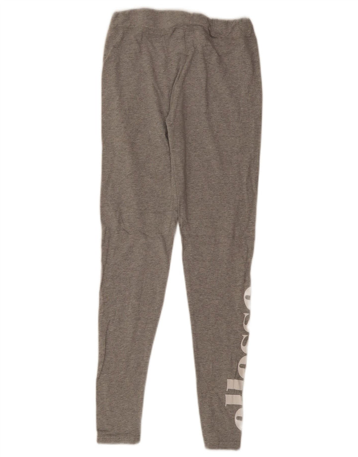 Женские леггинсы с рисунком Ellesse UK 10, маленькие серые, хлопок