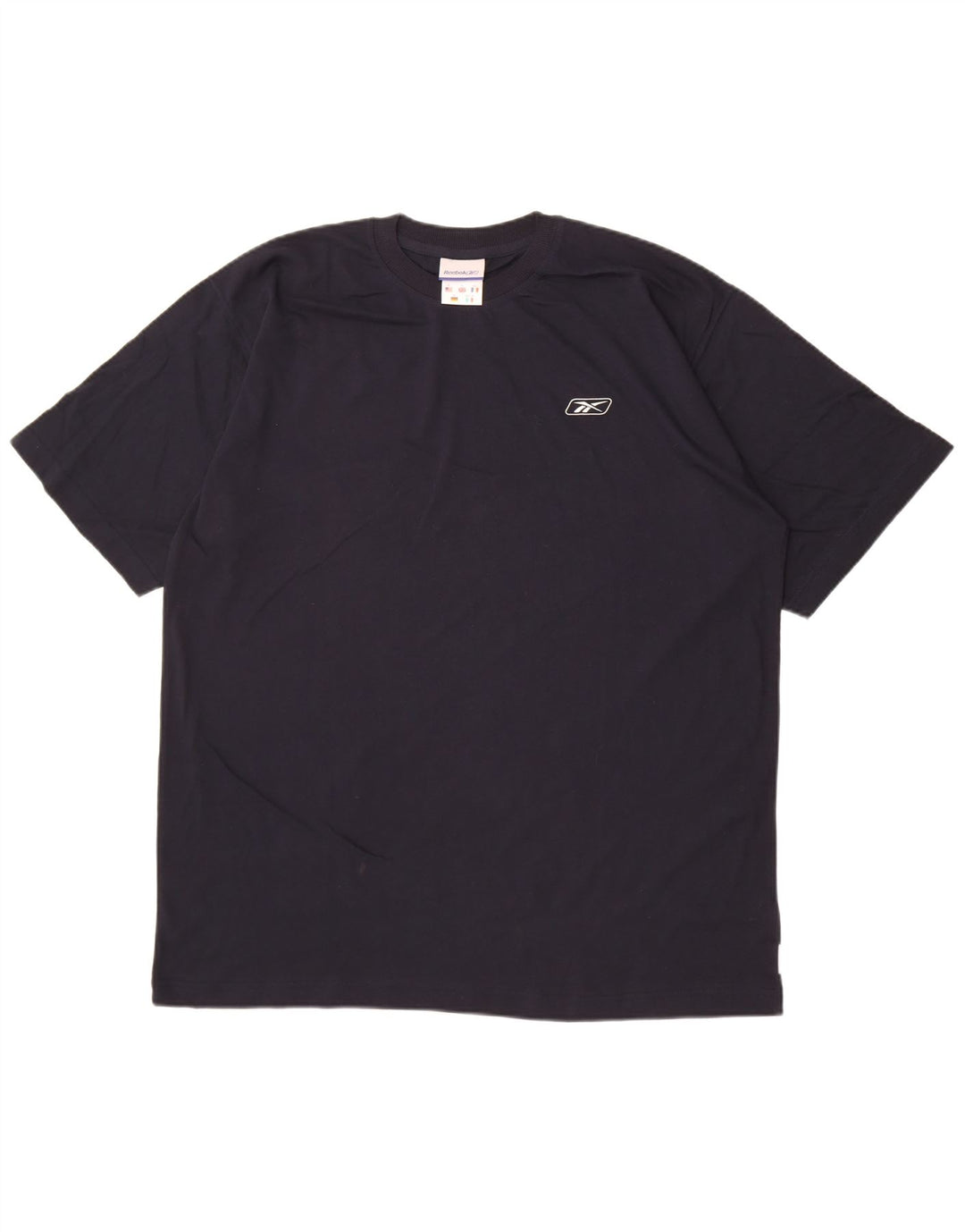 Мужская футболка Reebok XL темно-синяя, хлопок