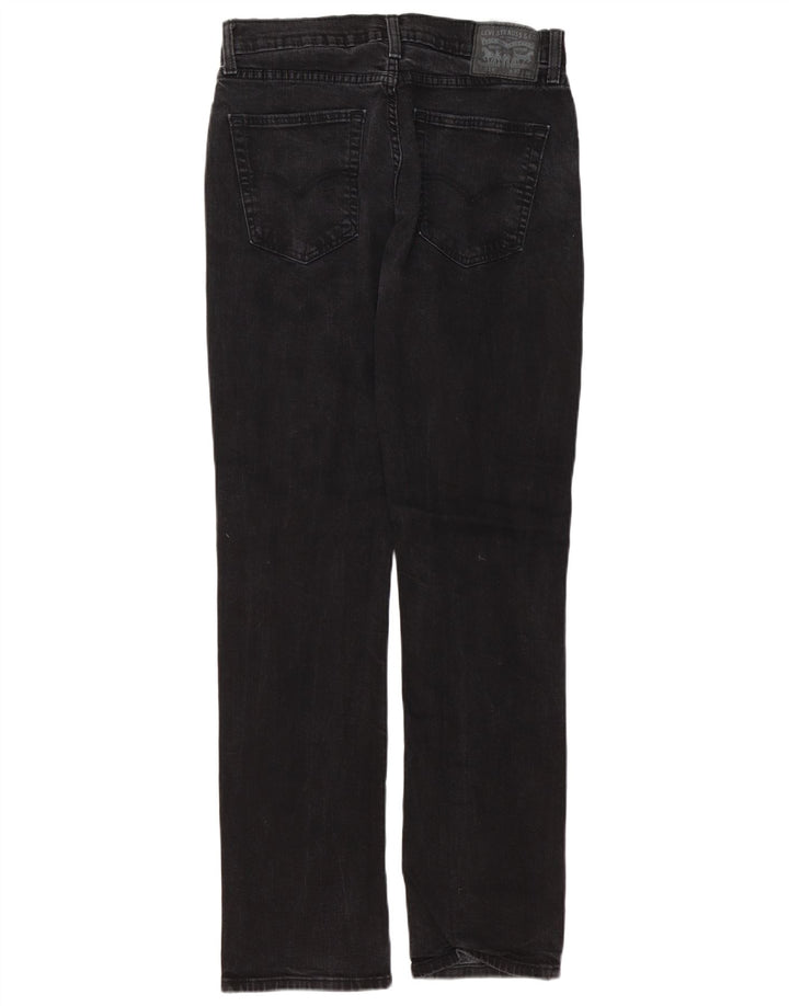 Мужские прямые джинсы Levi's 514 W33 L34, черный хлопок