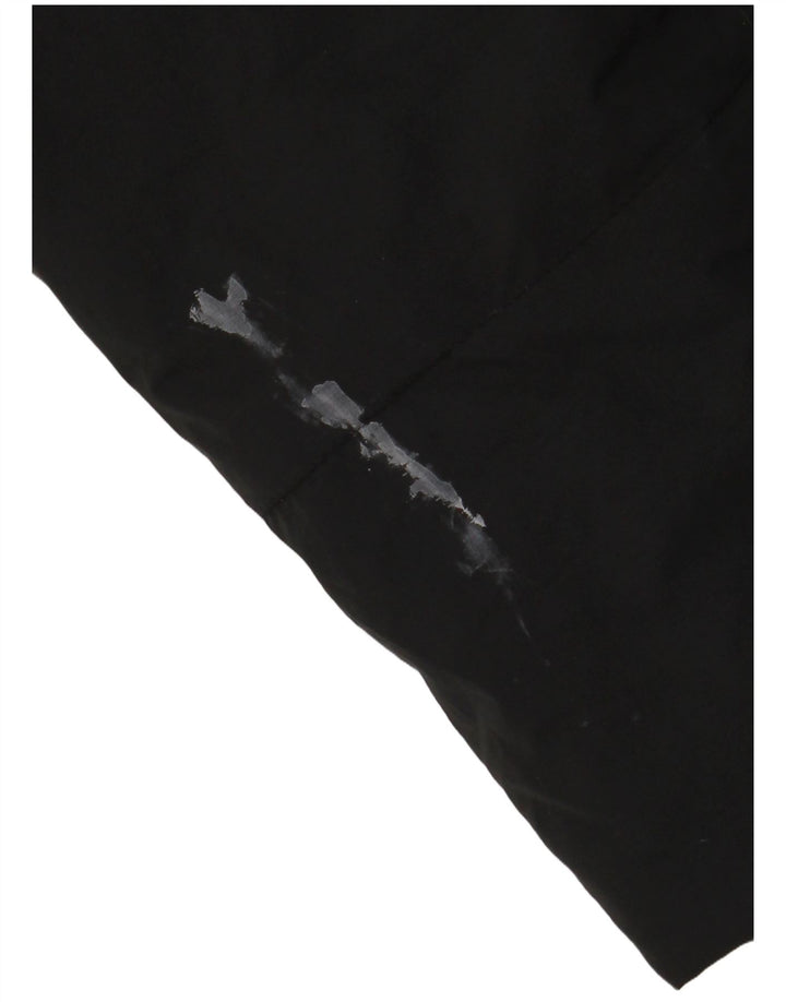 Женская утепленная куртка оверсайз с капюшоном ADIDAS UK 10, маленький черный полиэстер