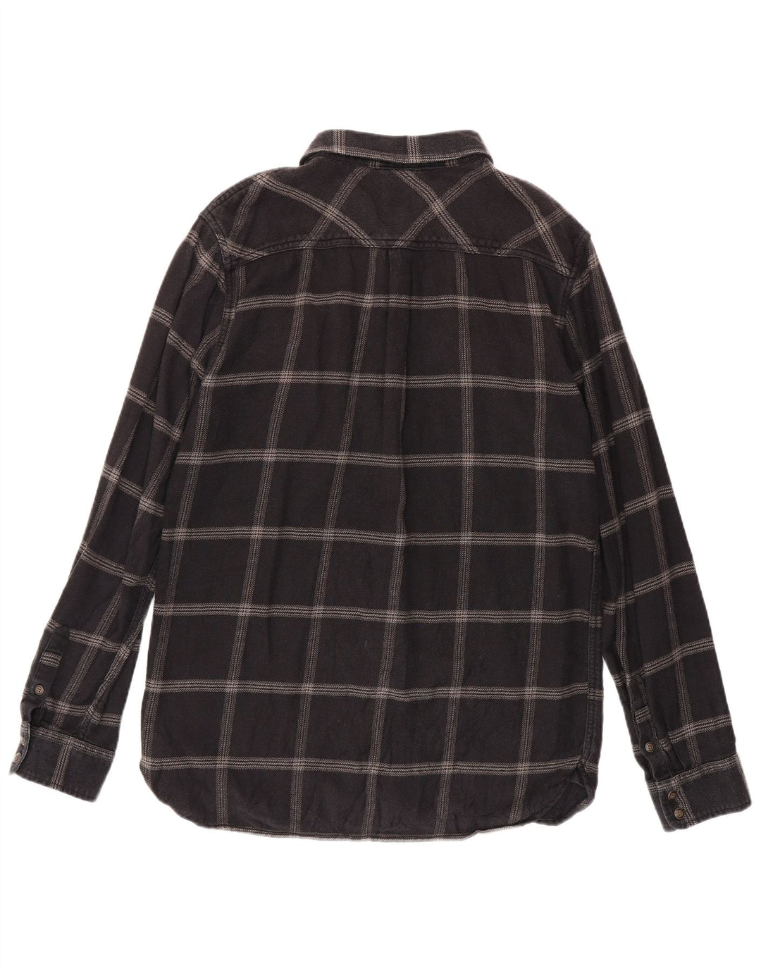 Мужская фланелевая рубашка строгого кроя Vans XL, серая клетка, хлопок