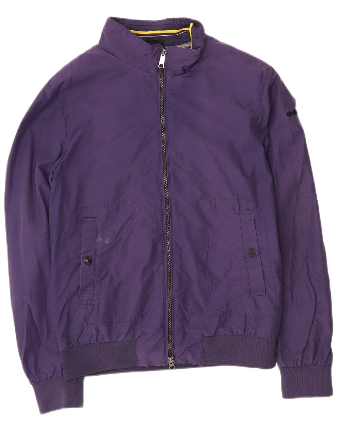 Мужская куртка-бомбер Geox Respira UK 36, маленькая, темно-синяя, полиамид