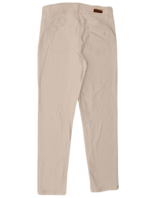 Женские узкие джинсы Joules UK 10, маленькие W28 L28, белый хлопок