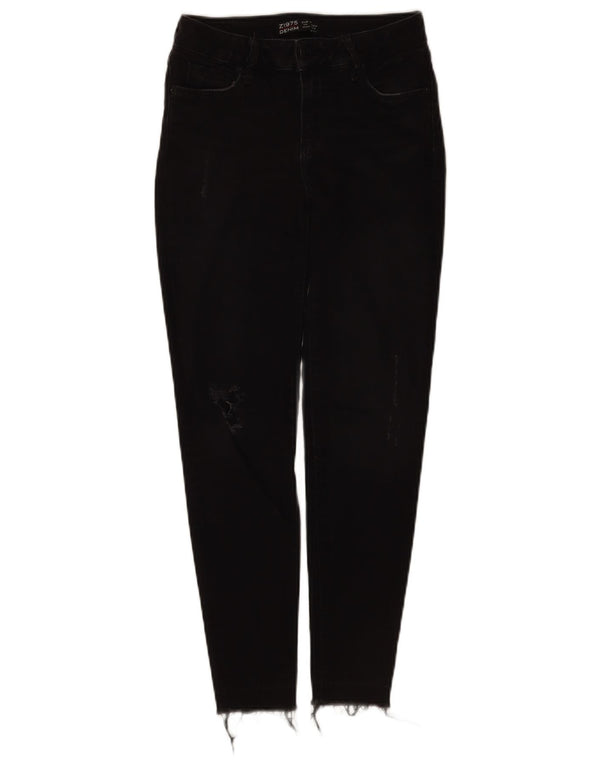 Женские джинсы скинни Zara EU 34 2XS W24 L26 черные