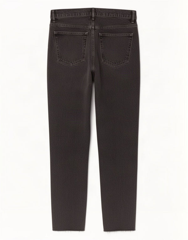 Zara Mens Straight Jeans EU 40 Medium W31 L28 Black Cotton