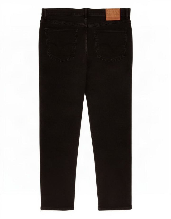 Мужские прямые джинсы Marks & Spencer W36 L29, черный хлопок