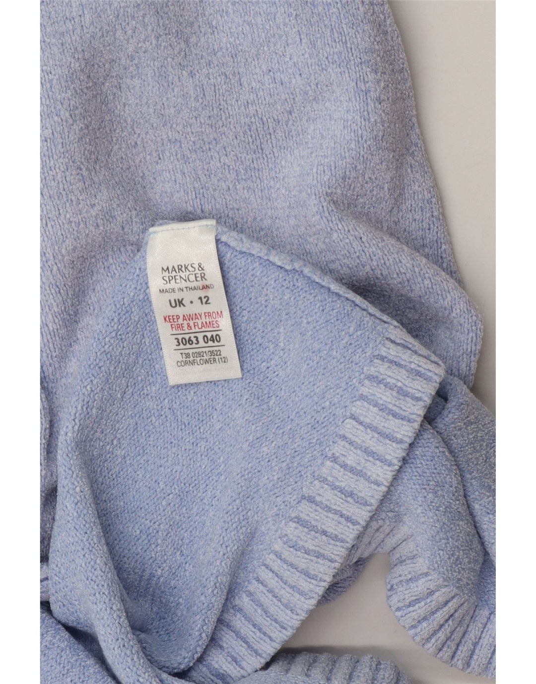 Женский кардиган Marks & Spencer UK 12, средний синий вискоза