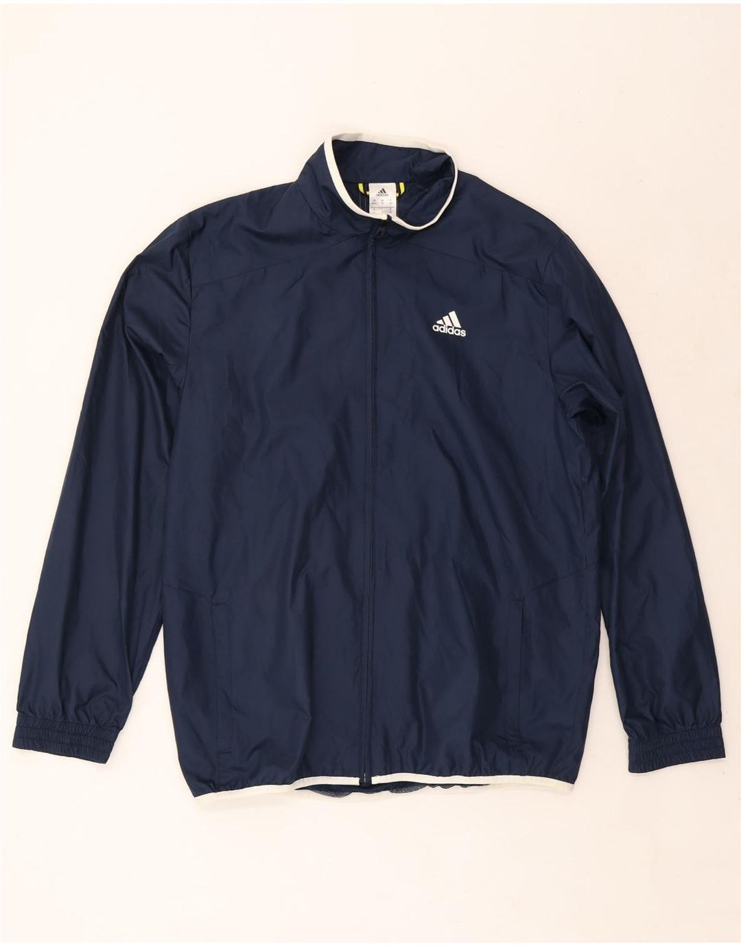 Мужская дождевик ADIDAS UK 40/42, средний темно-синий, полиэстер