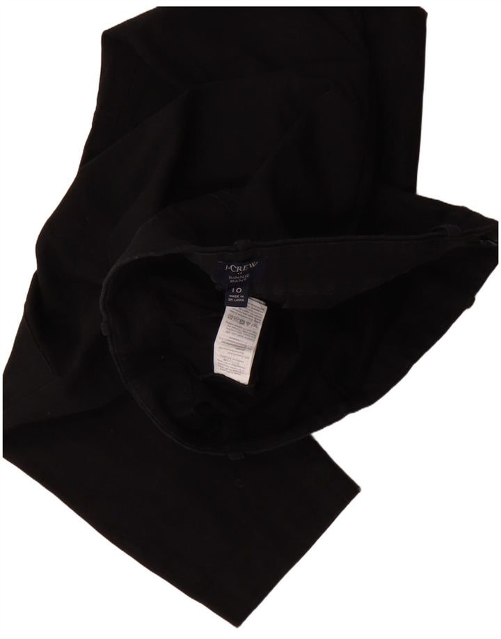 Женские укороченные брюки J. Crew Winnie, размер США 10, большие размеры W32 L24, черный хлопок