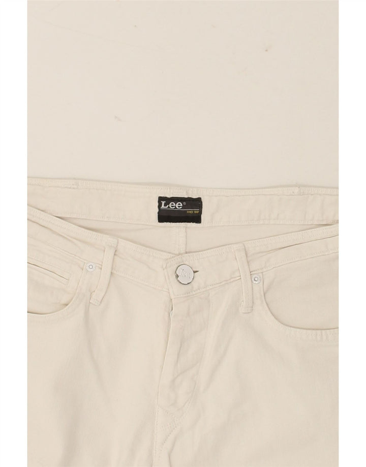 LEE Womens Powell Straight Jeans W33 L34 White Cotton Vintage Lee and Second-Hand Lee from Messina Hembry 