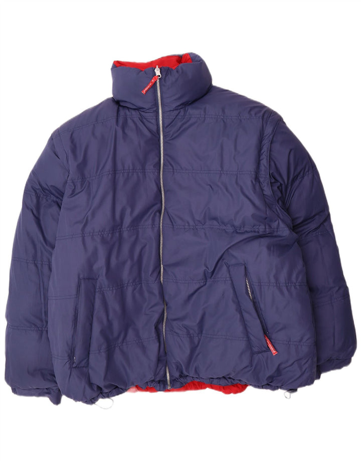 Мужская двусторонняя стеганая куртка Explorer UK 44 2XL Красный полиэстер