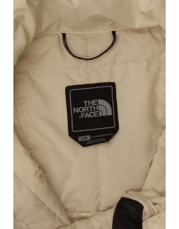 Женское стеганое пальто The North Face UK 16, большой размер, бежевый нейлон