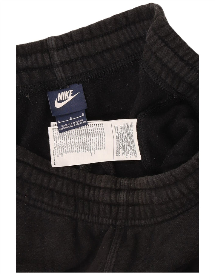 Мужские спортивные брюки Nike, большие черные хлопковые брюки для бега